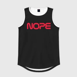 Мужская спортивная майка 3D Nope - NASA