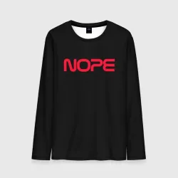 Мужской лонгслив 3D Nope - NASA