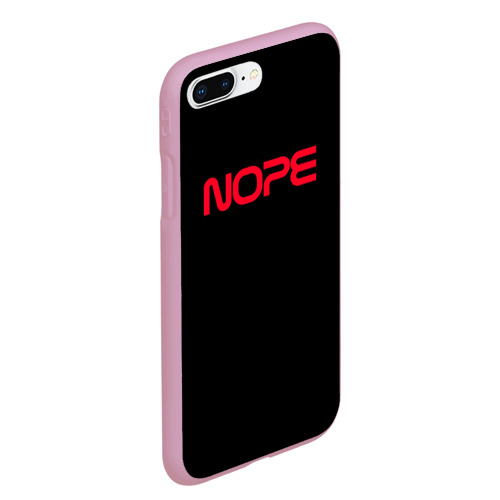 Чехол для iPhone 7Plus/8 Plus матовый Nope - NASA, цвет розовый - фото 3