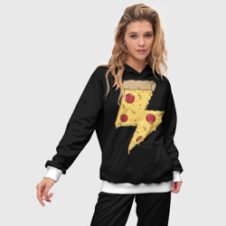 Женский костюм с толстовкой 3D Pizza - power - фото 2