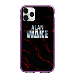 Чехол для iPhone 11 Pro Max матовый Alan Wake dark strom