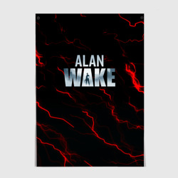 Постер Alan Wake dark strom