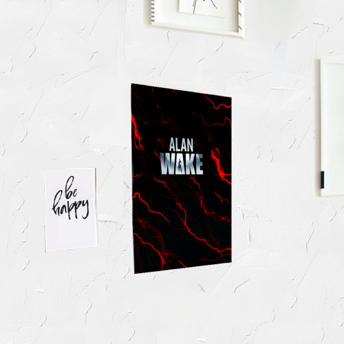 Постер Alan Wake dark strom - фото 3