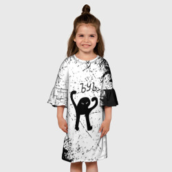 Детское платье 3D Мем ъуъ краски - фото 2