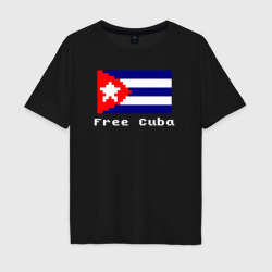 Мужская футболка хлопок Oversize Free Cuba