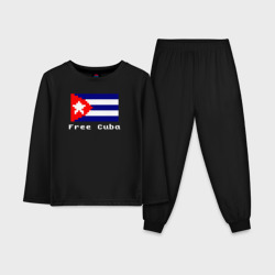 Детская пижама с лонгсливом хлопок Free Cuba