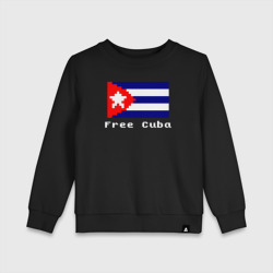 Детский свитшот хлопок Free Cuba