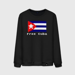 Мужской свитшот хлопок Free Cuba