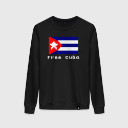 Женский свитшот хлопок Free Cuba