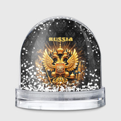 Игрушка Снежный шар Russia gold 