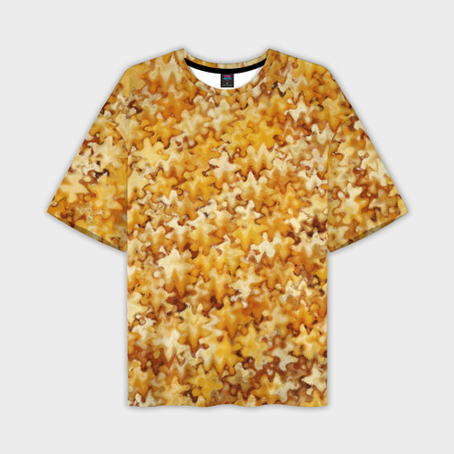 Мужская футболка oversize 3D Кукурузный абстрактный эффект , цвет 3D печать