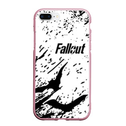 Чехол для iPhone 7Plus/8 Plus матовый Fallout краски летучие мыши