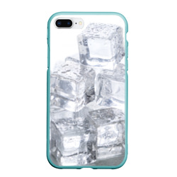 Кубики льда на белом – Чехол для iPhone 7Plus/8 Plus матовый с принтом купить