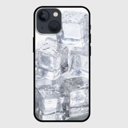 Кубики льда на белом – Чехол для iPhone 13 mini с принтом купить