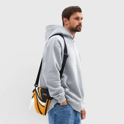 Сумка через плечо 3D КТМ - оранжевые вставки - фото 2