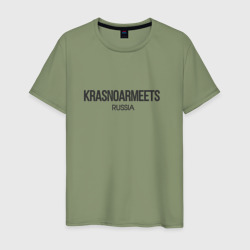 Krasnoarmeets – Мужская футболка хлопок с принтом купить со скидкой в -20%