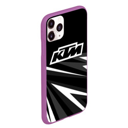 Чехол для iPhone 11 Pro Max матовый KTM - black sport - фото 2