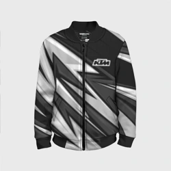 Детский бомбер 3D KTM - серая униформа