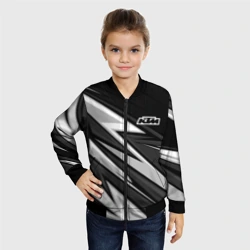 Детский бомбер 3D KTM - серая униформа - фото 2