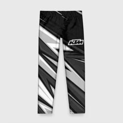 Детские леггинсы 3D KTM - серая униформа