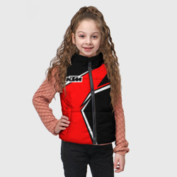 Детский жилет утепленный 3D KTM - red uniform - фото 2