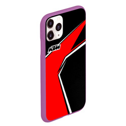 Чехол для iPhone 11 Pro Max матовый KTM - red uniform - фото 2