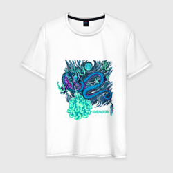 Dragon attack – Мужская футболка хлопок с принтом купить со скидкой в -20%