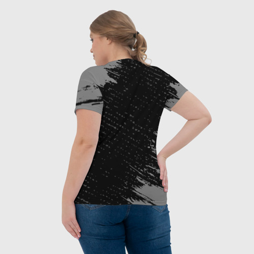 Женская футболка 3D с принтом Умный опытный лучший: врач, вид сзади #2
