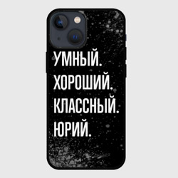 Чехол для iPhone 13 mini Умный хороший классный: Юрий