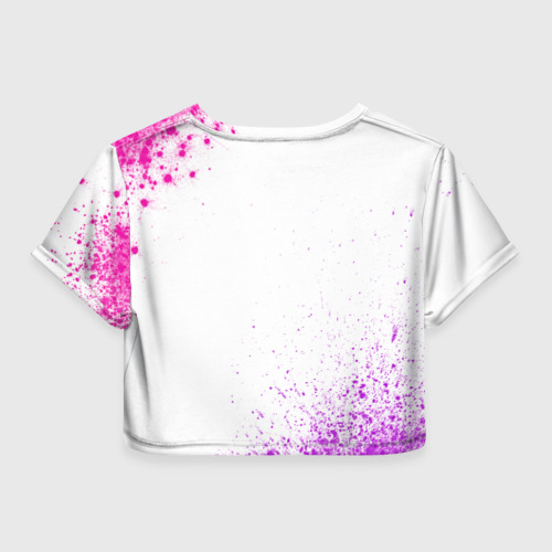 Женская футболка Crop-top 3D Умная, красивая и классная: Олеся, цвет 3D печать - фото 2