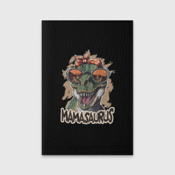 Обложка для паспорта матовая кожа Мамазавр