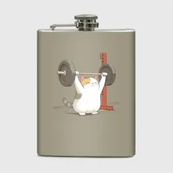 Фляга Кот спортсмен