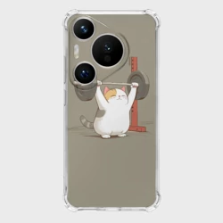 Чехол для Huawei Pura 70 Кот спортсмен