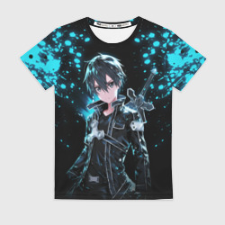 Женская футболка 3D Kirito - Мастера меча онлайн