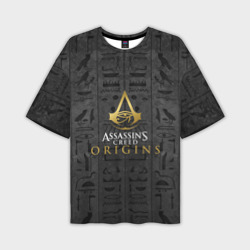 Мужская футболка oversize 3D Пески Египта Assassin's creed 