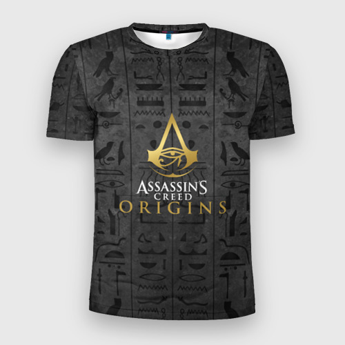 Мужская футболка 3D Slim Пески Египта Assassin's creed , цвет 3D печать