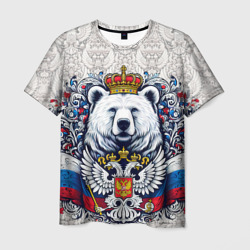 Белый русский медведь – Футболка с принтом купить со скидкой в -26%