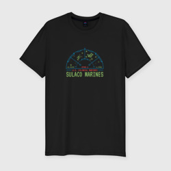 Мужская футболка хлопок Slim Alien Sulaco marines radar detector