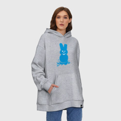 Худи SuperOversize хлопок Blue bunny - фото 2