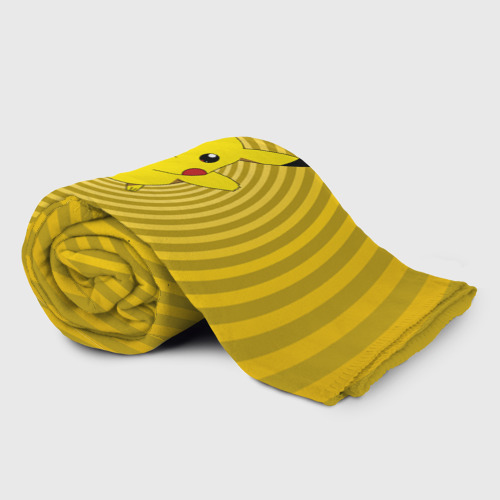 Плед 3D Летящий покемон пикачу, цвет 3D (велсофт) - фото 2