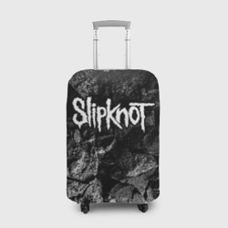 Чехол для чемодана 3D Slipknot black graphite