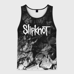 Мужская майка 3D Slipknot black graphite