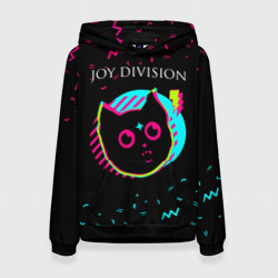 Женская толстовка 3D Joy Division - rock star cat