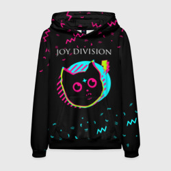 Мужская толстовка 3D Joy Division - rock star cat