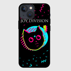 Чехол для iPhone 13 mini Joy Division - rock star cat