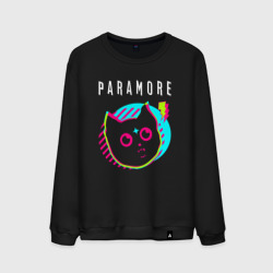 Мужской свитшот хлопок Paramore rock star cat