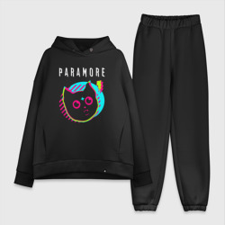 Женский костюм хлопок Oversize Paramore rock star cat