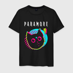 Paramore rock star cat – Мужская футболка хлопок с принтом купить со скидкой в -20%