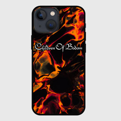 Чехол для iPhone 13 mini Children of Bodom red lava