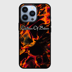 Чехол для iPhone 13 Pro Children of Bodom red lava